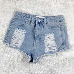 RSQ Maui High Rise Jean Shorts